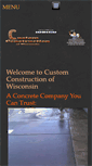 Mobile Screenshot of customconstructionofwi.com